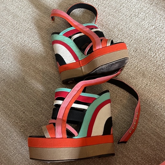Colorful Pierre Hardy sandals! Size 38 - Picture 3 of 4